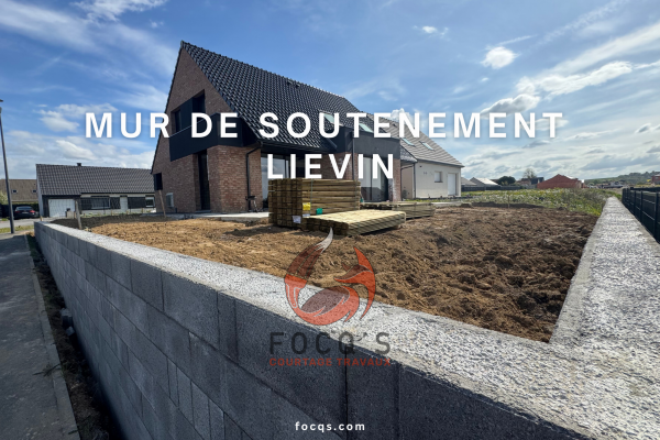 SOUTENEMENT LIEVIN MUR DE SOUTENEMENT LIEVIN